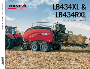 Големи квадратни преси + преси с висока плътност Case IH LB 434 RC XL