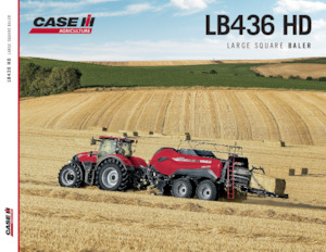 Големи квадратни преси + преси с висока плътност Case IH LB 436 HD RC