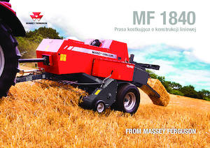 Големи квадратни преси + преси с висока плътност Massey Ferguson SB 1840