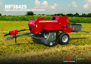 Големи квадратни преси + преси с висока плътност Massey Ferguson SB 1842S