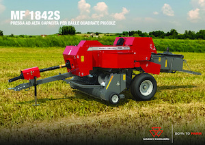 Големи квадратни преси + преси с висока плътност Massey Ferguson SB 1842S