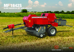 Големи квадратни преси + преси с висока плътност Massey Ferguson SB 1842S