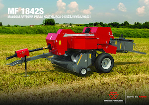 Големи квадратни преси + преси с висока плътност Massey Ferguson SB 1842S