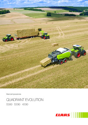 Големи квадратни преси + преси с висока плътност Claas Quadrant 4200 Evolution RC
