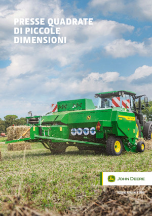 Големи квадратни преси + преси с висока плътност John Deere S200