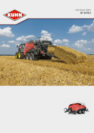 Големи квадратни преси + преси с висока плътност Kuhn SB 1290