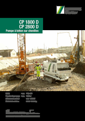 Стационарни бетонопомпи SCHWING-Stetter CP 1800 D