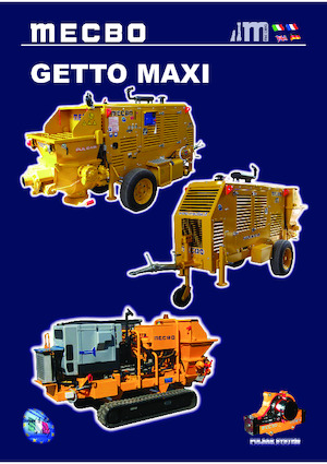 Стационарни бетонопомпи Mecbo Getto Maxi