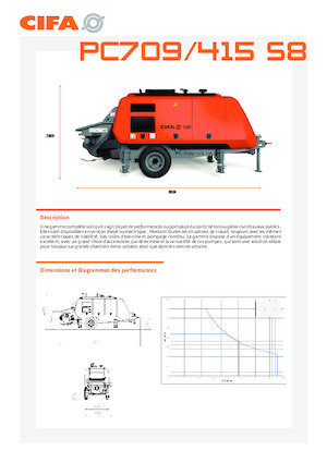 Стационарни бетонопомпи CIFA PC 709