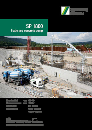 Стационарни бетонопомпи SCHWING-Stetter SP 1800 D