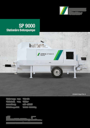 Стационарни бетонопомпи SCHWING-Stetter SP 9000 E