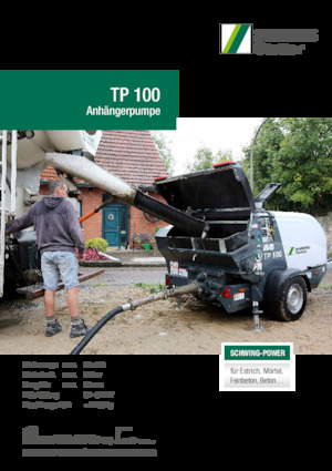 Стационарни бетонопомпи SCHWING-Stetter TP 100 D