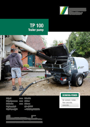 Стационарни бетонопомпи SCHWING-Stetter TP 100 D