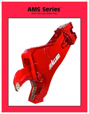 Резачки за стоманена скрап Allied AMS 50 Throat