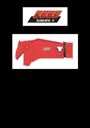 Резачки за стоманена скрап ACDE ATC40