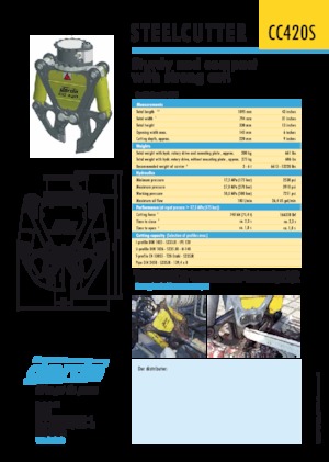 Резачки за стоманена скрап Darda CC420 S