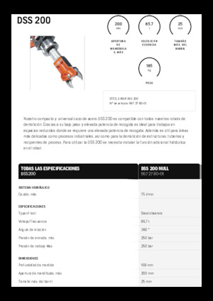Резачки за стоманена скрап Husqvarna DSS 200