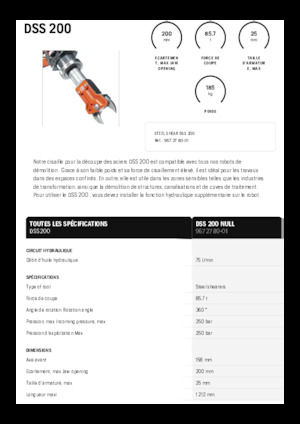 Резачки за стоманена скрап Husqvarna DSS 200