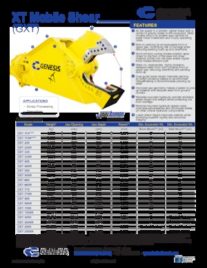 Резачки за стоманена скрап Genesis GXT 995R