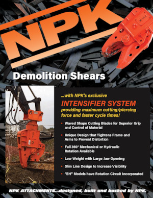 Резачки за стоманена скрап NPK K-4JREH