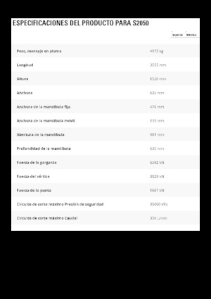 Резачки за стоманена скрап Caterpillar S2050