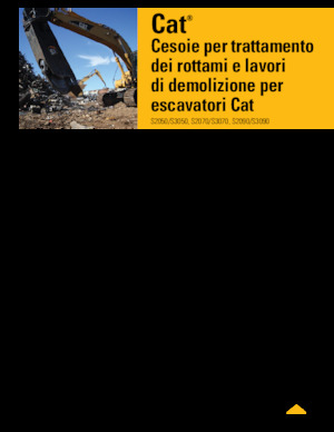 Резачки за стоманена скрап Caterpillar S2070