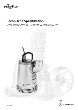 Водни помпи за мръсна вода Flygt-Pumpen BIBO 2075 LR 271