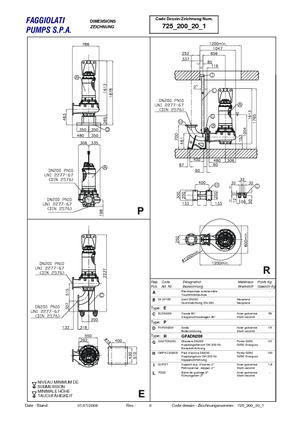 Водни помпи за мръсна вода Faggiolati G 420 R2C1-T102AA2