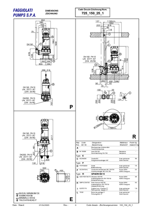 Водни помпи за мръсна вода Faggiolati G 425 R3C3-S60AA2
