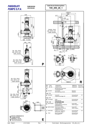 Водни помпи за мръсна вода Faggiolati G 620 R3C1-V105AA2