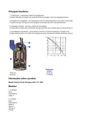 Водни помпи за мръсна вода ABS-Pumpen J 15 D