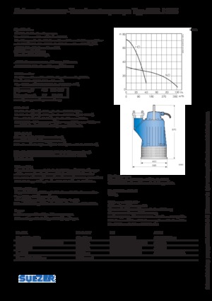 Водни помпи за мръсна вода Sulzer J 205 HD
