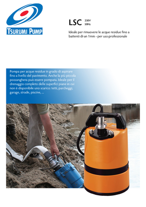 Водни помпи за мръсна вода Tsurumi-Pumpen LSC1.4S2