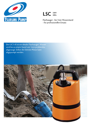 Водни помпи за мръсна вода Tsurumi-Pumpen LSC1.4S2