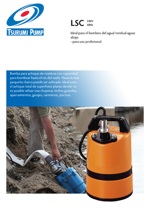 Водни помпи за мръсна вода Tsurumi-Pumpen LSC1.4S2