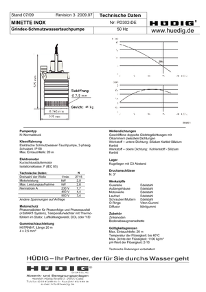 Водни помпи за мръсна вода Grindex Minette D Inox