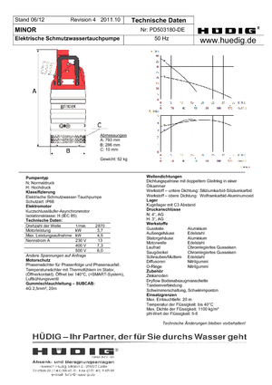 Водни помпи за мръсна вода Grindex Minor H
