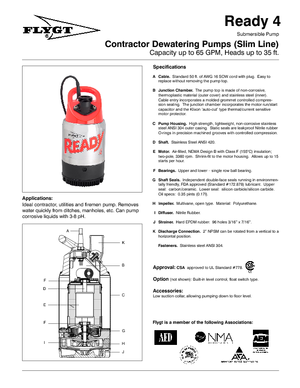 Водни помпи за мръсна вода Flygt-Pumpen Ready 4