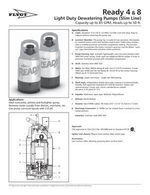 Водни помпи за мръсна вода Flygt-Pumpen Ready 8