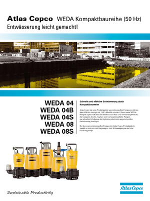 Водни помпи за мръсна вода WEDA Weda 04 B