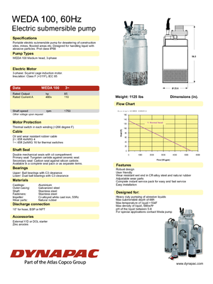 Водни помпи за мръсна вода WEDA Weda 100
