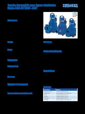 Помпи за отпадъчни води Sulzer AS 0840 S 26-2 D/TKS