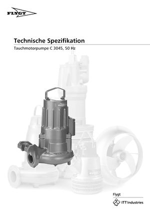 Помпи за отпадъчни води Flygt-Pumpen CS 3045 LR 250