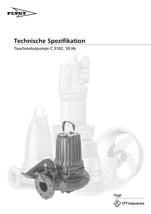 Помпи за отпадъчни води Flygt-Pumpen CS 3102 LR 252 EEx