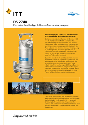 Помпи за отпадъчни води Flygt-Pumpen DS 2740 LR 243
