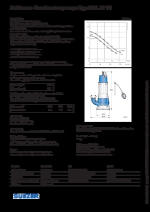 Помпи за отпадъчни води Sulzer JS 12 D 114