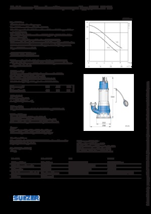 Помпи за отпадъчни води Sulzer JS 15 D 126