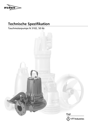 Помпи за отпадъчни води Flygt-Pumpen NS 3102 LR 461 EEx