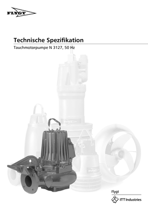 Помпи за отпадъчни води Flygt-Pumpen NS 3127 LR 420