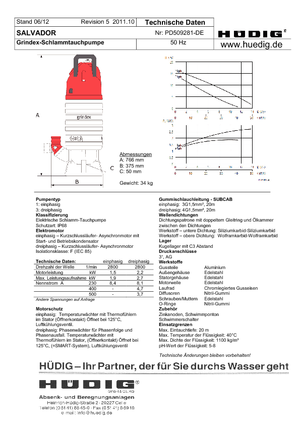 Помпи за отпадъчни води Grindex Salvador D